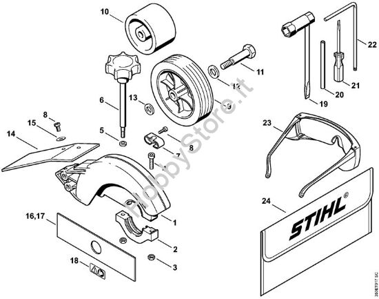 Riparo, utensili, accessorio a richiesta FC 44 FC 44 brand Stihl